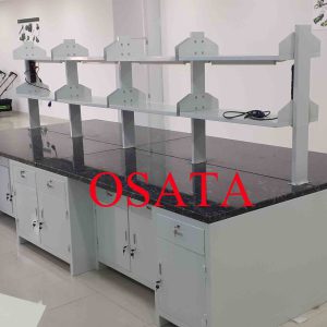 Bàn thao tác thép sơn tĩnh điện có mặt đá