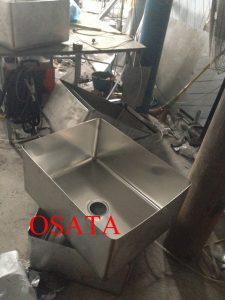Hố chậu inox được gia công tại xưởng OSATA