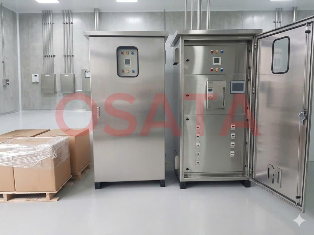 Mẫu tủ điện inox ngoài trời phổ thông